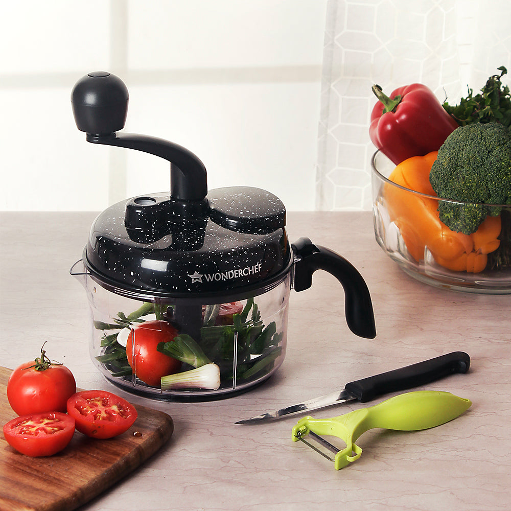 Wonderchef Turbo Chopper with Atta Kneader | 6-in-1 food processor