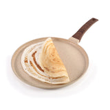 Wonderchef Duralife Die-Cast Flat Skillet Dosa Tawa, Crepe Pan (28 cm)