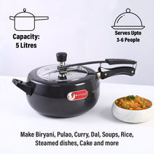 Load image into Gallery viewer, Wonderchef Taurus Hard Anodized Pressure Cooker (5L)