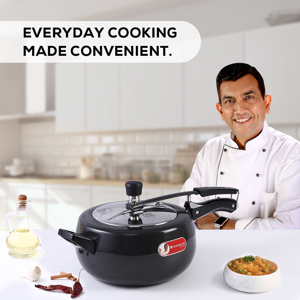 Wonderchef Taurus Hard Anodized Pressure Cooker (5L)