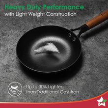 Load image into Gallery viewer, Wonderchef Ferro Light Cast Iron Fry Pan (24 cm, 1.4L)