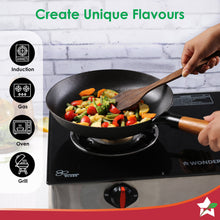 Load image into Gallery viewer, Wonderchef Ferro Light Cast Iron Fry Pan (24 cm, 1.4L)