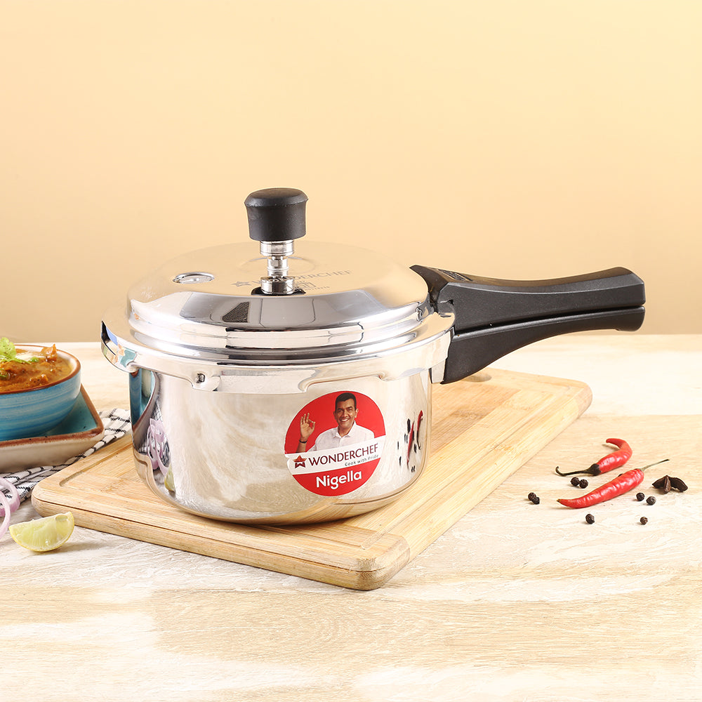 Wonderchef Nigella Tri-Ply 2L Pressure Cooker